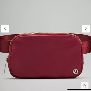 Lululemon Everywhere Belt Bag 1L in mulled wine color